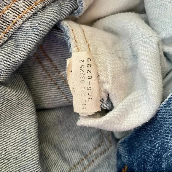 Levi’s Vintage Orange Tab Children’s Jeans Straight Leg Light Wash Distressed 12 - Picture 8 of 11